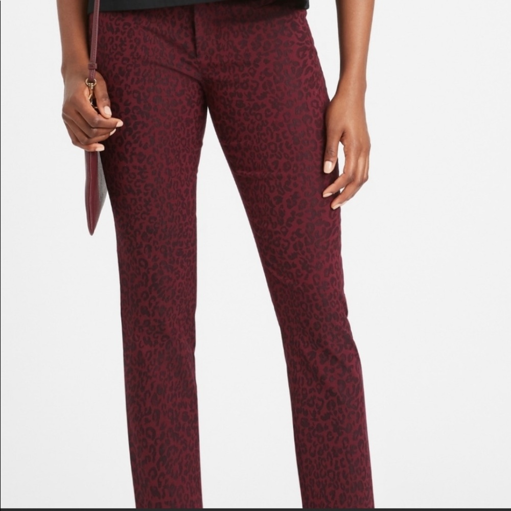 Banana Republic Modern Sloan Pant Animal Print